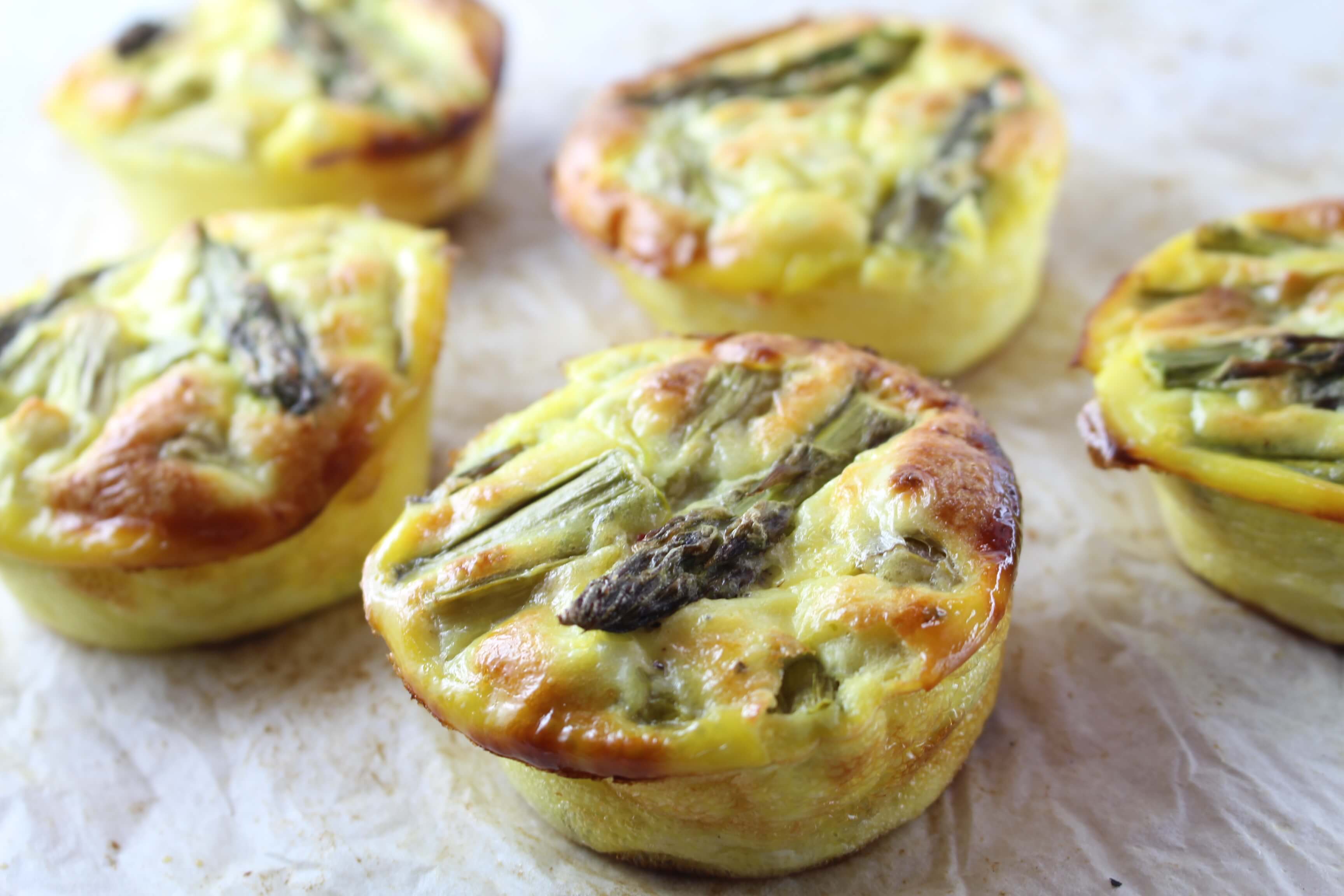 Low Carb Spargel Muffins • fitnessfood4u